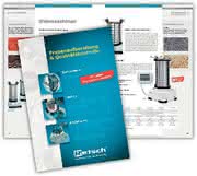 Gesamtkatalog Probenaufbereitung & Qualitätskontrolle: Neuer Gesamtkatalog  für Mühlen & Siebmaschinen