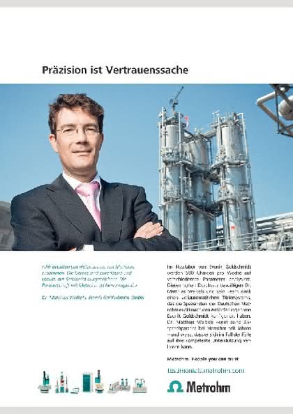 Instrumentelle Analytik: Führende Unternehmen  vertrauen der Marke Metrohm