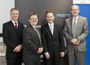 Wirtschaft + Unternehmen: Festo: Einweihung Kompetenzzentrum CNC-Technik