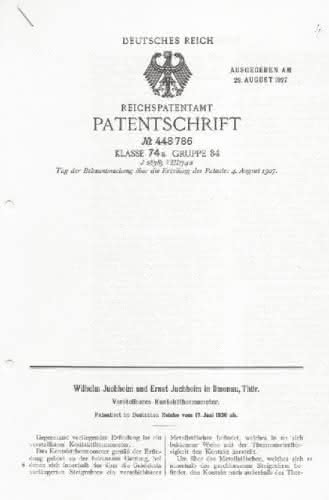 Temperiertechnik: Glas-Kontaktthermometer mit Drehmagnet
