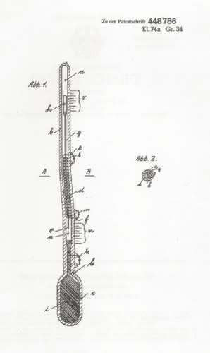 Temperiertechnik: Glas-Kontaktthermometer mit Drehmagnet