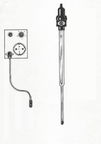 Temperiertechnik: Glas-Kontaktthermometer mit Drehmagnet