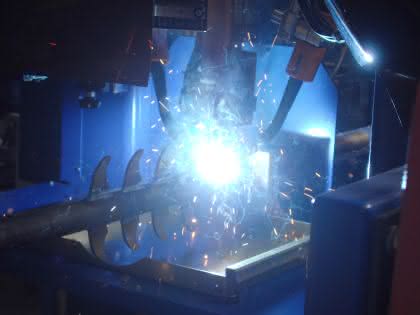 Antriebstechnik: Flossen aus X10CrAlSi7 Antriebstechnik: Flossen aus X10CrAlSi7