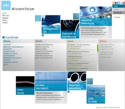 News: Gezielte Suche für Ingenieure: Internet-Relaunch des VDI Wissensforums
