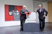 News: SPD-Fraktionsvorsitzender Dr. Frank-Walter Steinmeier zu Besuch bei der BINDER GmbH