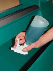 Überkopf-Sprühflasche Turn'n'Spray: Sprühen aus jeder Position