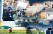 Betriebsstoffe: Biogas-Anlage im Fernblick