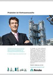 News: Weltweit vertrauen führende Unternehmen der Marke Metrohm