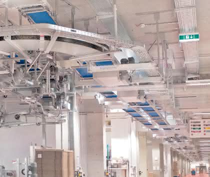 Fördertechnik: Infusion  durch die Decke