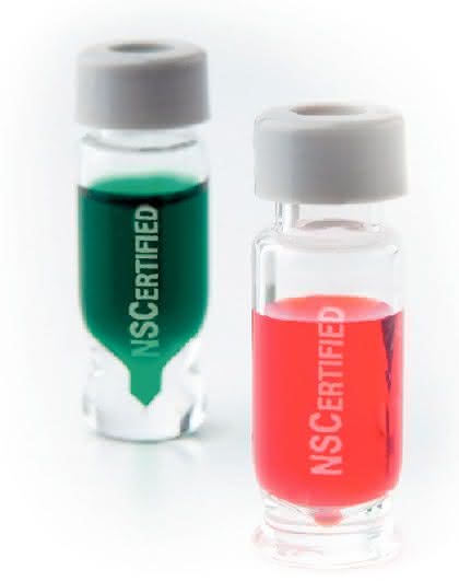Massenspektrometrisch zertifizierte Vials: Chromatographie-Vials für die MS