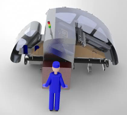 Wirtschaft + Unternehmen: 3D-Drucker: Konzeptstudie "3D-Druck vom laufenden Band" als Gifa-Premiere Wirtschaft + Unternehmen: 3D-Drucker: Konzeptstudie "3D-Druck vom laufenden Band" als Gifa-Premiere