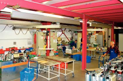 Fördertechnik: Über den Köpfen Fördertechnik: Über den Köpfen