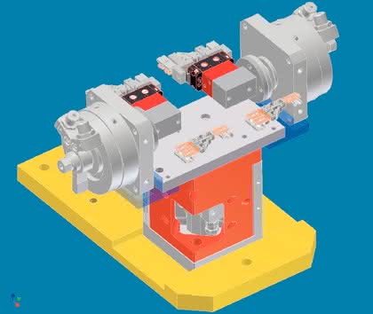Montagetechnik: Prototyp gehoben Montagetechnik: Prototyp gehoben