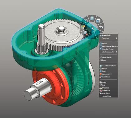 Software: Autodesk Inventor Fusion:  Direkt mit Weg zurück zur Parametrik