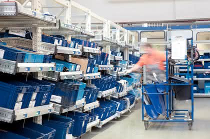 Fördertechnik: Pick mit Wisch Fördertechnik: Pick mit Wisch