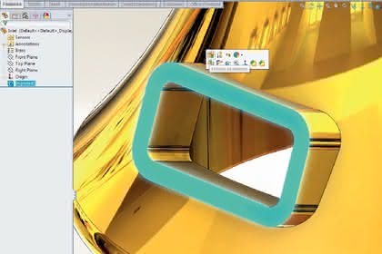 Software: SolidWorks 2011: Am Anfang war die Feature-Erkennung Software: SolidWorks 2011: Am Anfang war die Feature-Erkennung