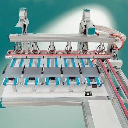 Fördertechnik: Band für Wafer