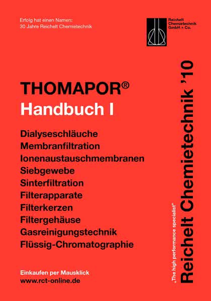 Handbuch THOMAPOR-1: Handbuch THOMAPOR®-I Handbuch THOMAPOR-1: Handbuch THOMAPOR®-I
