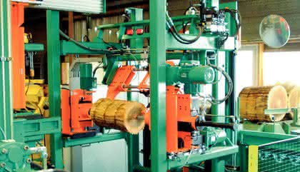 Lineartechnik: Vom Stamm zum Furnier Lineartechnik: Vom Stamm zum Furnier