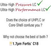 Produkt der Woche: Neue 1.7 µm Fortis UHPLC-Phase – Eine tatsächliche Alternative zu Core-Shell-Materialien und vergleichbaren Produkten