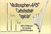 HPLC-Phasen für hochpolare Substanzen: Zucker und hochpolare  Verbindungen per HPLC