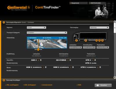Wirtschaft + Unternehmen: Continental: bietet "Reifenfinder"