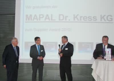 Wirtschaft + Unternehmen: Mapal: Award in der Kategorie "Innovation" Wirtschaft + Unternehmen: Mapal: Award in der Kategorie "Innovation"