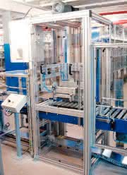 Fördertechnik: Behälter hochstapeln