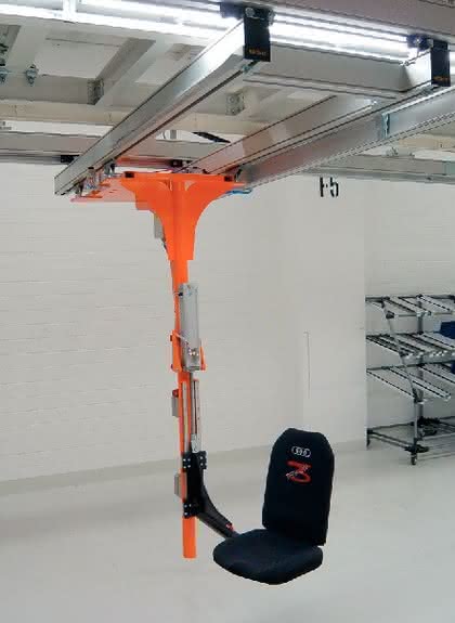 Industrieroboter: Bewegung im Sitzen Industrieroboter: Bewegung im Sitzen