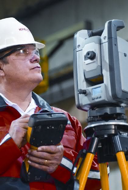 Fördertechnik: Sicherheit durch Vermessung von Kranbahnen