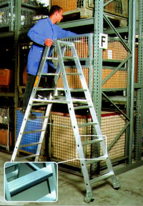 Hydraulik + Pneumatik: Ein sicherer Tritt Hydraulik + Pneumatik: Ein sicherer Tritt