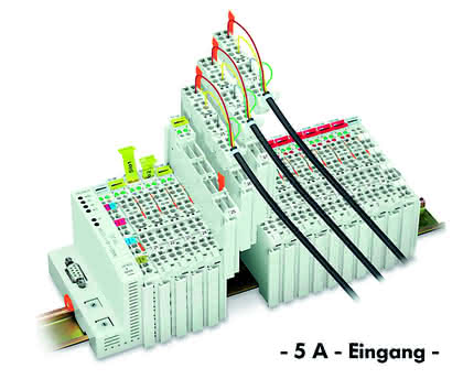 Antriebstechnik: Eingangsklemmen bis fünf Ampere