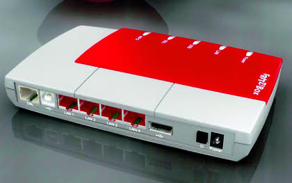 Arbeitssicherheit: Router mit integriertem DLS-Modem Arbeitssicherheit: Router mit integriertem DLS-Modem