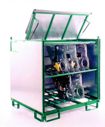 Industrieroboter: Hydropneumatische Ladungsträger Industrieroboter: Hydropneumatische Ladungsträger