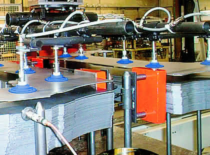Handhabungstechnik: Die Blechteilhandhabung Handhabungstechnik: Die Blechteilhandhabung