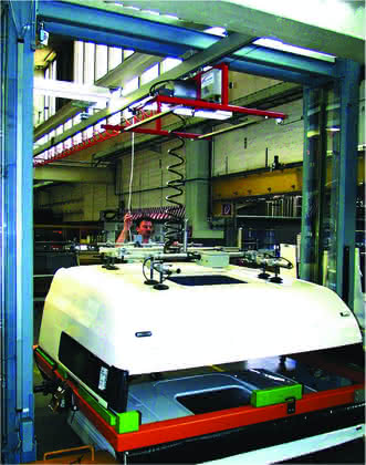 Handhabungstechnik: Leichte Arbeit an schweren Brummis