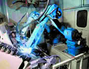 MRK + Cobots: Schweißende Roboter