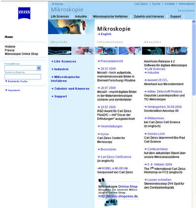 Internet-Schaufenster: Die Internet-Adresse des Monats