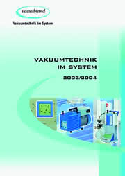 bu: Der neue VACUUBRAND Katalog 2003/2004... bu: Der neue VACUUBRAND Katalog 2003/2004...