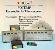 Faseroptische Temperaturmessgeräte FOTEMP-Serie: Faseroptische Temperatursensoren 