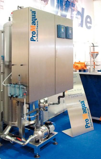ProMaqua-Desinfektionseinrichtungen: Ozon, Chlordioxid und PES sicher dosieren