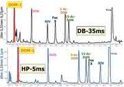 Mykotoxin-Reinigungssäulen: Isotopenmarkierte  interne Standards in der Mykotoxin-Analytik