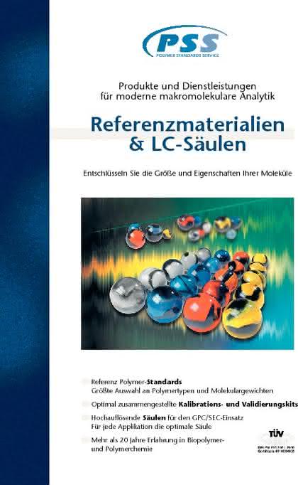 GPC/SEC-Katalog: GPC/SEC-Säulen  und polymere Referenzmaterialien 