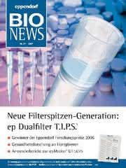 : Neueste Ausgabe  der Eppendorf BioNews 