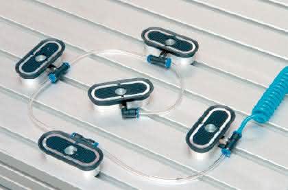 Handhabungstechnik: Saugendes Spannsystem Handhabungstechnik: Saugendes Spannsystem