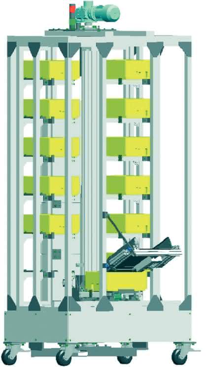 Lineartechnik: Speicher mit Klappe Lineartechnik: Speicher mit Klappe