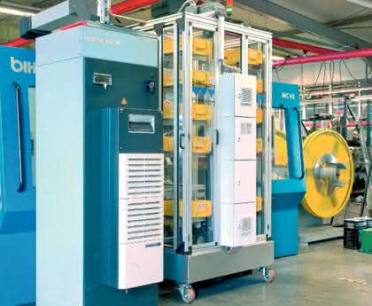 Lineartechnik: Speicher mit Klappe Lineartechnik: Speicher mit Klappe