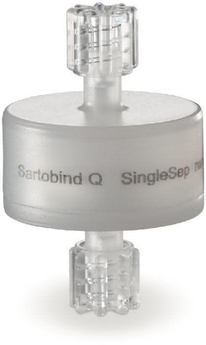 Membranadsorber-Kapsule Sartobind Q SingleSep nano: Membranadsorber-Kapsule mit 1 ml Bettvolumen Membranadsorber-Kapsule Sartobind Q SingleSep nano: Membranadsorber-Kapsule mit 1 ml Bettvolumen