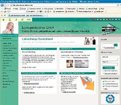 Labortechnik: Neue Webseite der Laborgerätebörse Labortechnik: Neue Webseite der Laborgerätebörse