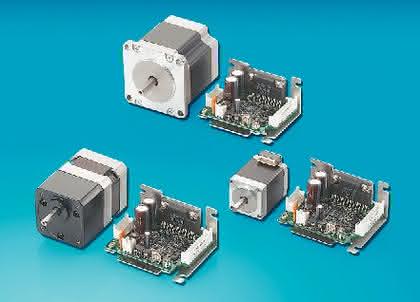 Antriebstechnik: Schrittmotor und  Treiber kombiniert